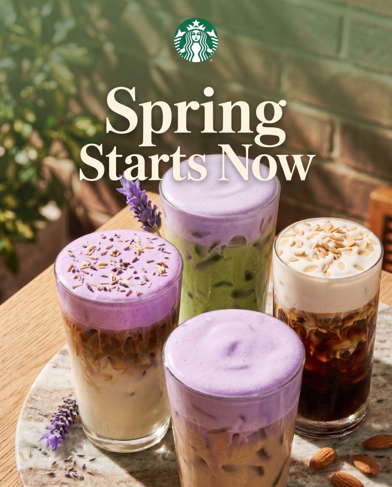 Starbucks Spring drinks